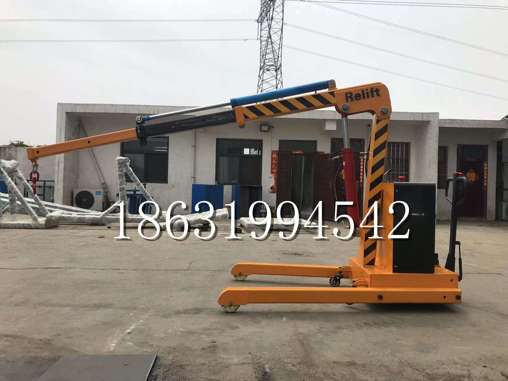 邢台县久征定做3吨三轮随车吊 农用园林绿化移树吊 平板工程用小吊机